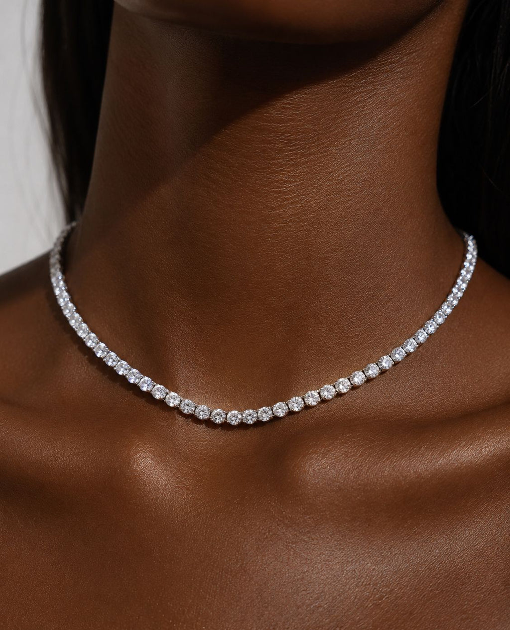 Round Diamond Necklace