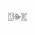 Emerald Cut 18K White Gold