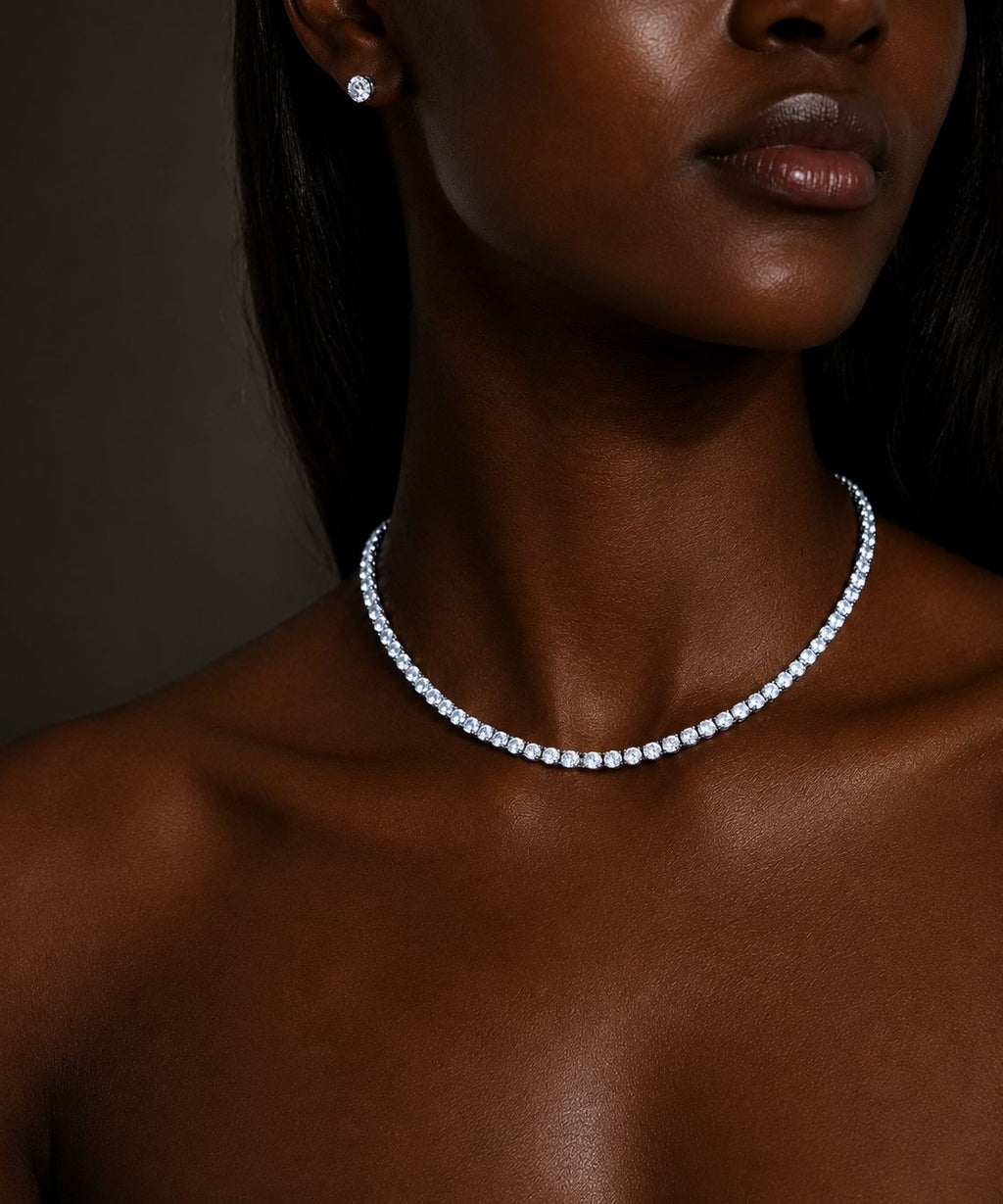 Round Diamond Necklace