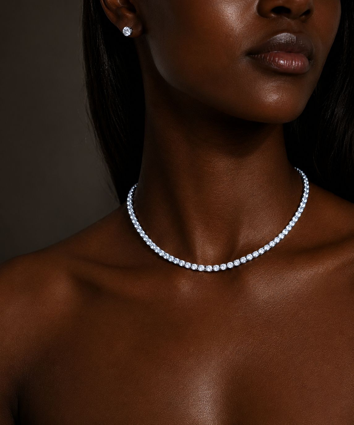 Round Diamond Necklace