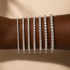 2ct Radiant Diamond Tennis Bracelet