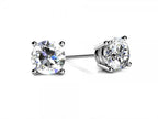 Round Cut 18K White Gold
