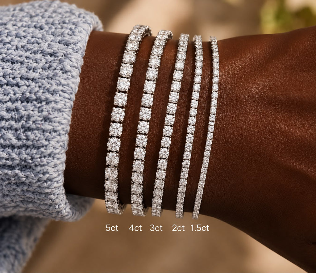 3ct Round Diamond Tennis Bracelet