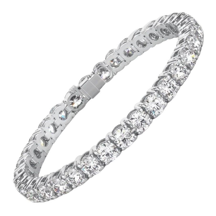 5ct Round Diamond Tennis Bracelet