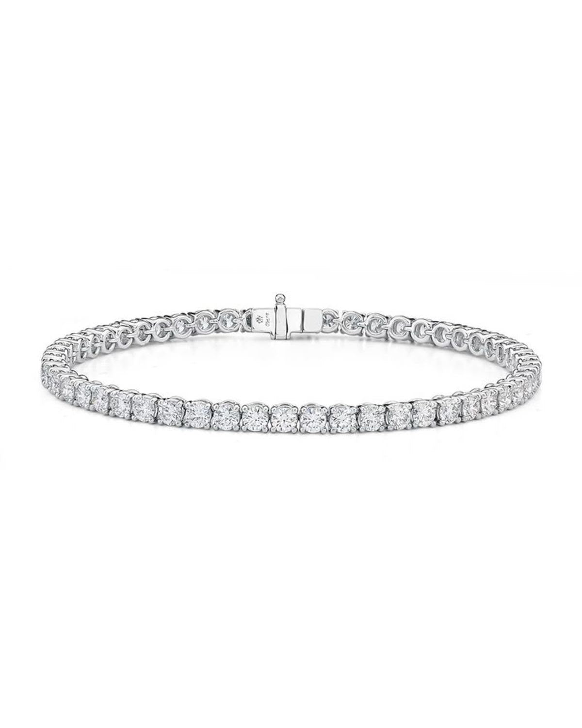 4ct Round Diamond Tennis Bracelet