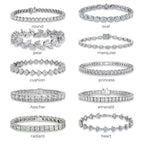 2ct Radiant Diamond Tennis Bracelet