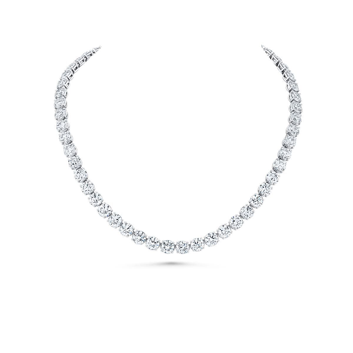 Round Diamond Necklace