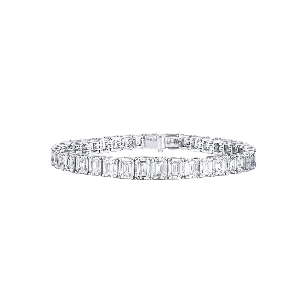 2ct Radiant Diamond Tennis Bracelet