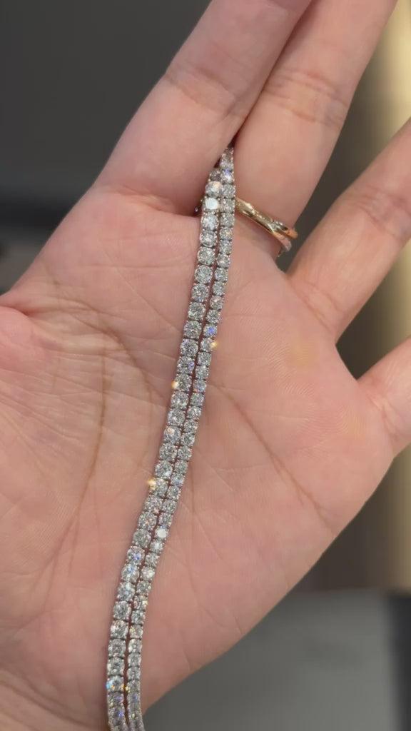 Round Diamond Tennis Bracelet