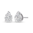 Pear Cut 18K White Gold